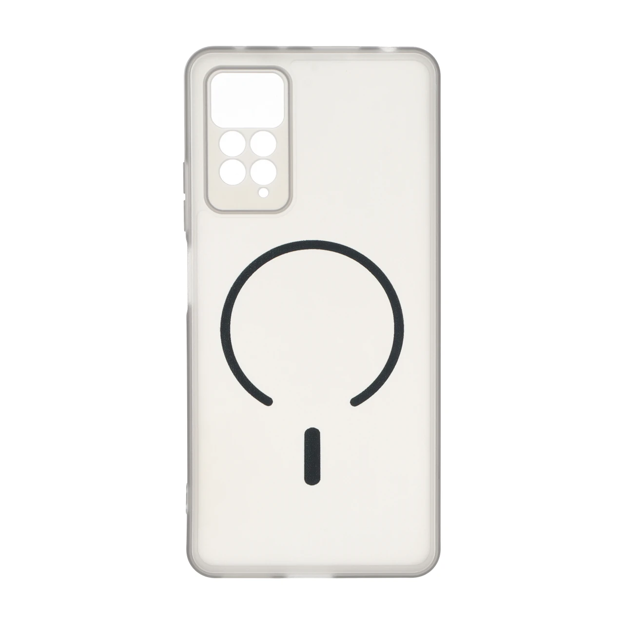 قاب ژله ای مات طرح مگ سیف Power محافظ لنزدار Xiaomi Redmi Note 12 Pro 4G / Redmi Note 11 Pro - مشکی