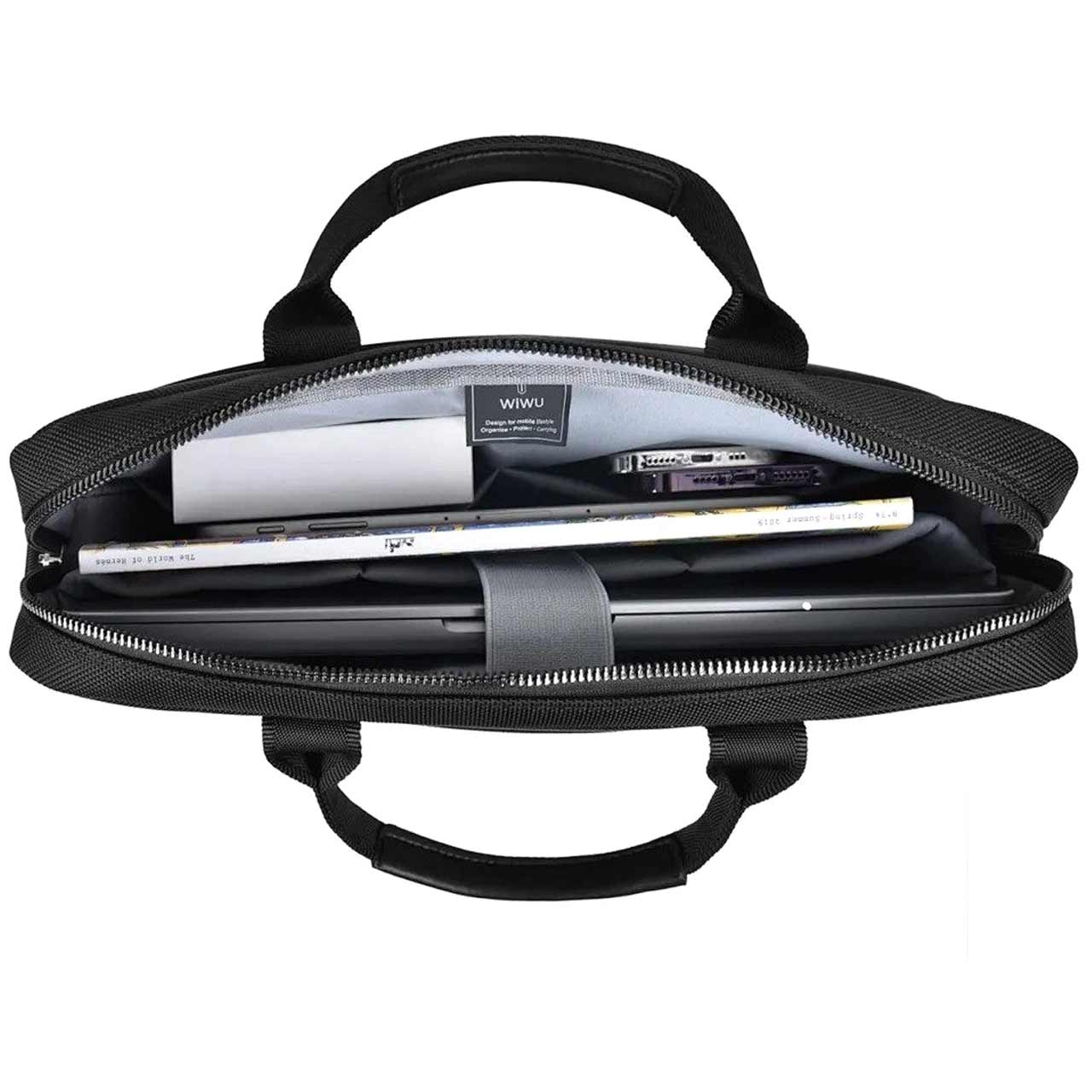کیف لپ تاپ 14 اینچی Wiwu مدل Haliz Laptop Bag - مشکی