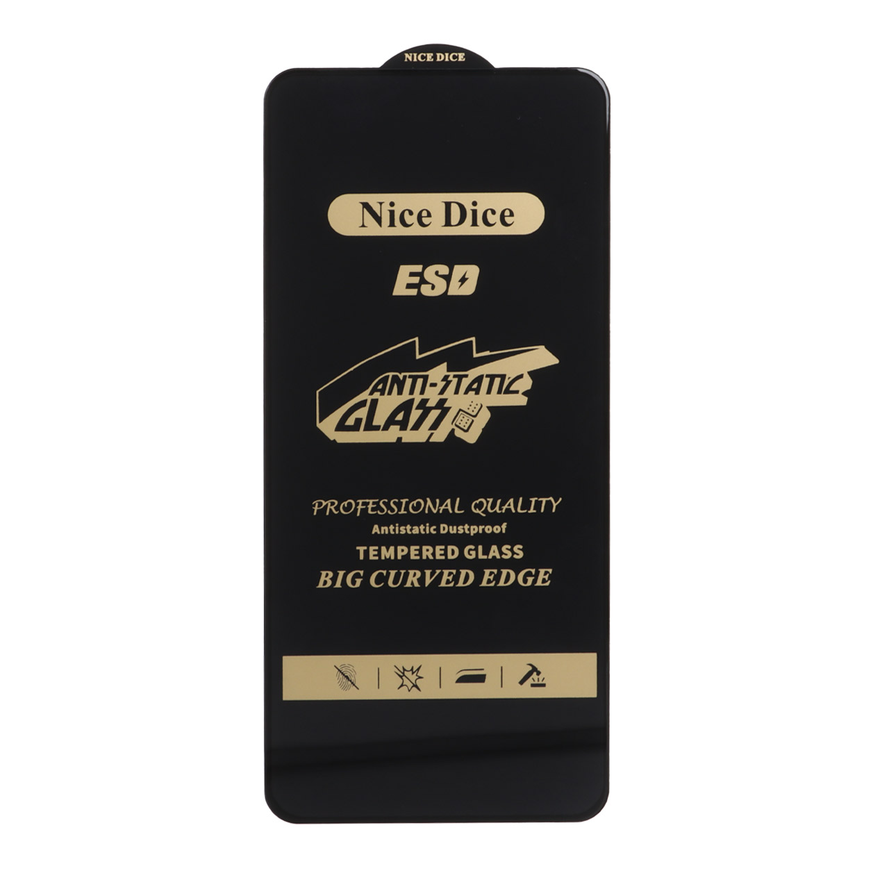 محافظ صفحه نمایش شیشه ای Full Cover ESD Anti Static نایس دایس مناسب برای گوشی های سامسونگ و شیائومی