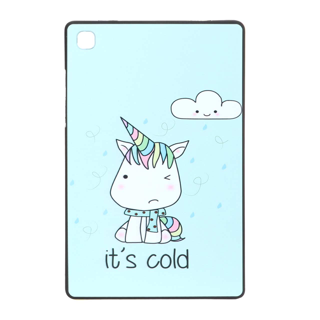 قاب طرح یونیکورن It's Cold مناسب برای تبلت سامسونگ گلکسی تب A7 ده اینچ مدل SM-T505