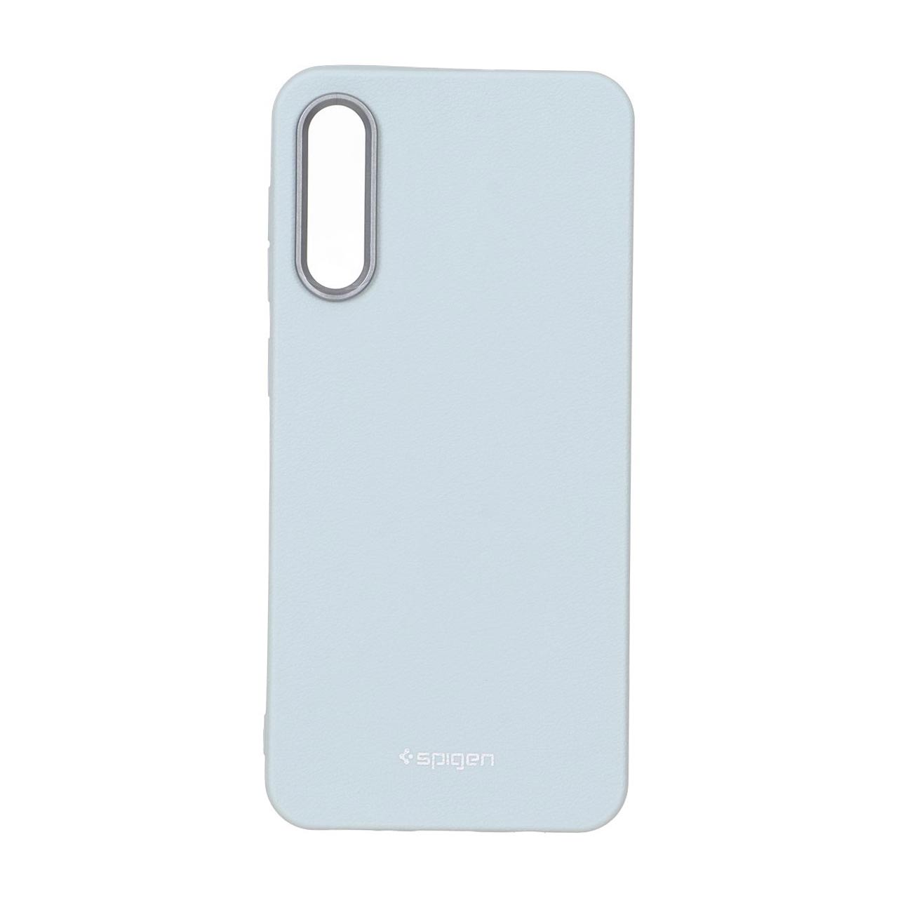 قاب Spigen طرح Texture لوگودار مناسب برای سامسونگ گلکسی A50 / A50s / A30s - آبی