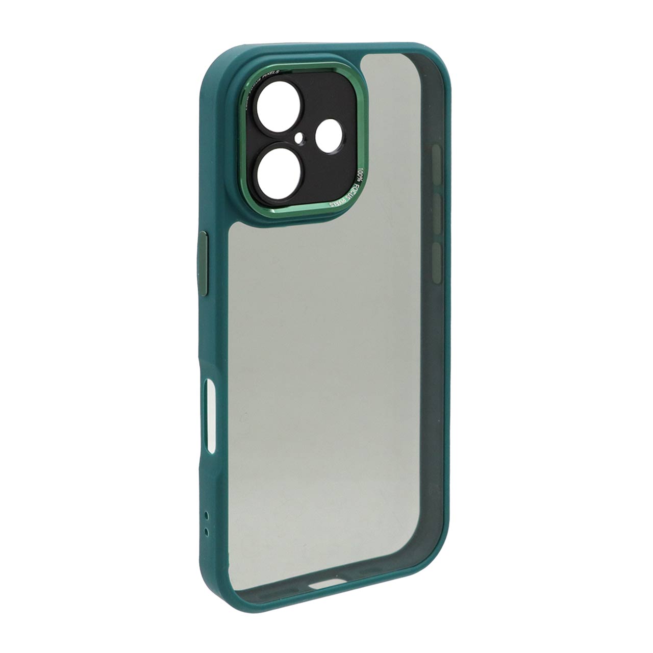 قاب New Skin شفاف دودی لنز آلومینیومی Apple iPhone 16 - سبز