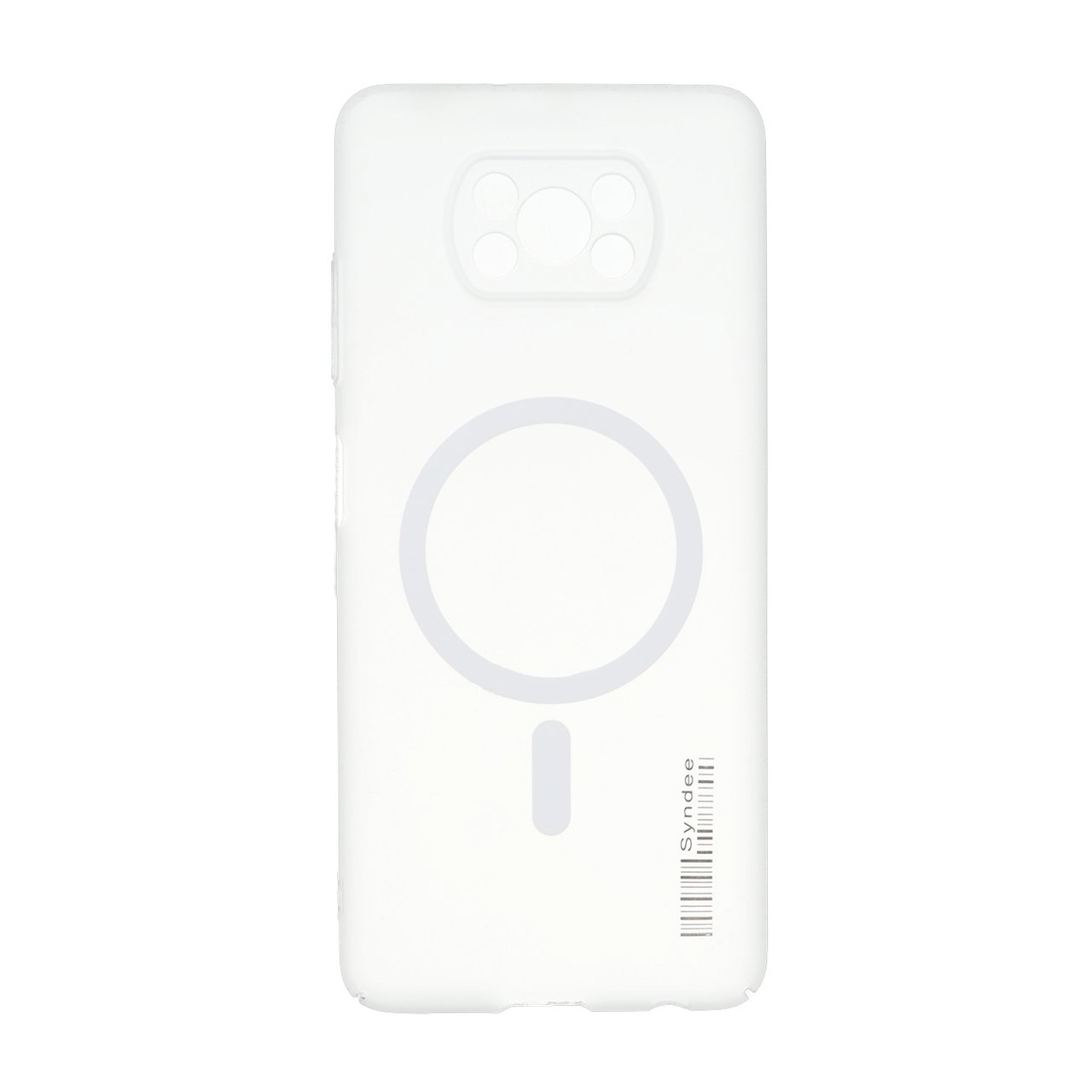 قاب مگ سیف Syndee پشت سخت مات سفید مناسب برای شیائومی پوکو X3، پوکو X3 پرو و پوکو X3 NFC