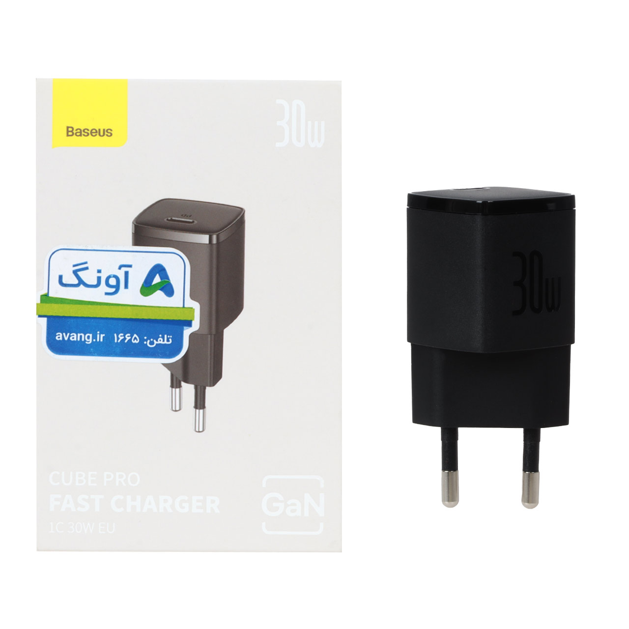 شارژر دیواری 30 وات فست تک پورت Baseus مدل CCXF000301 - مشکی