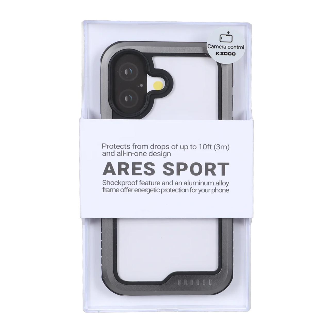 قاب Original KDoo ARES Sport تیتانیوم خاکستری مناسب برای آیفون ۱۷