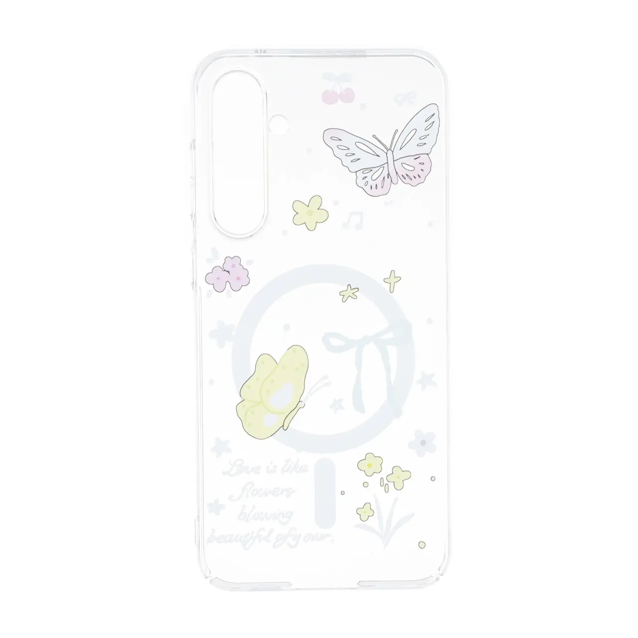 قاب Cute کریستالی طرح مگ سیف Samsung Galaxy S23 FE - کد 502