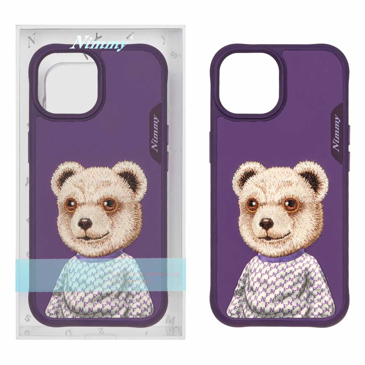 قاب اورجینال Nimmy گلدوزی برجسته Apple iPhone 15 / iPhone 14 / iPhone 13 - طرح 10