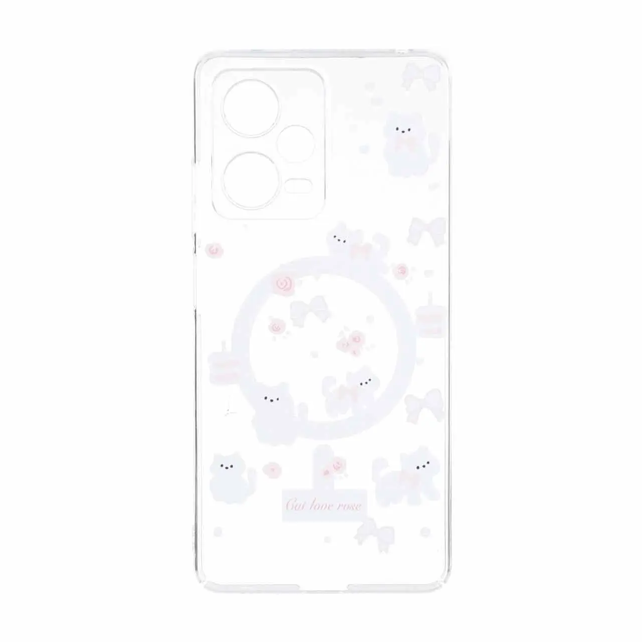 قاب Cute کریستالی طرح مگ سیف محافظ لنزدار Xiaomi Redmi Note 12 Pro 5G - کد 66