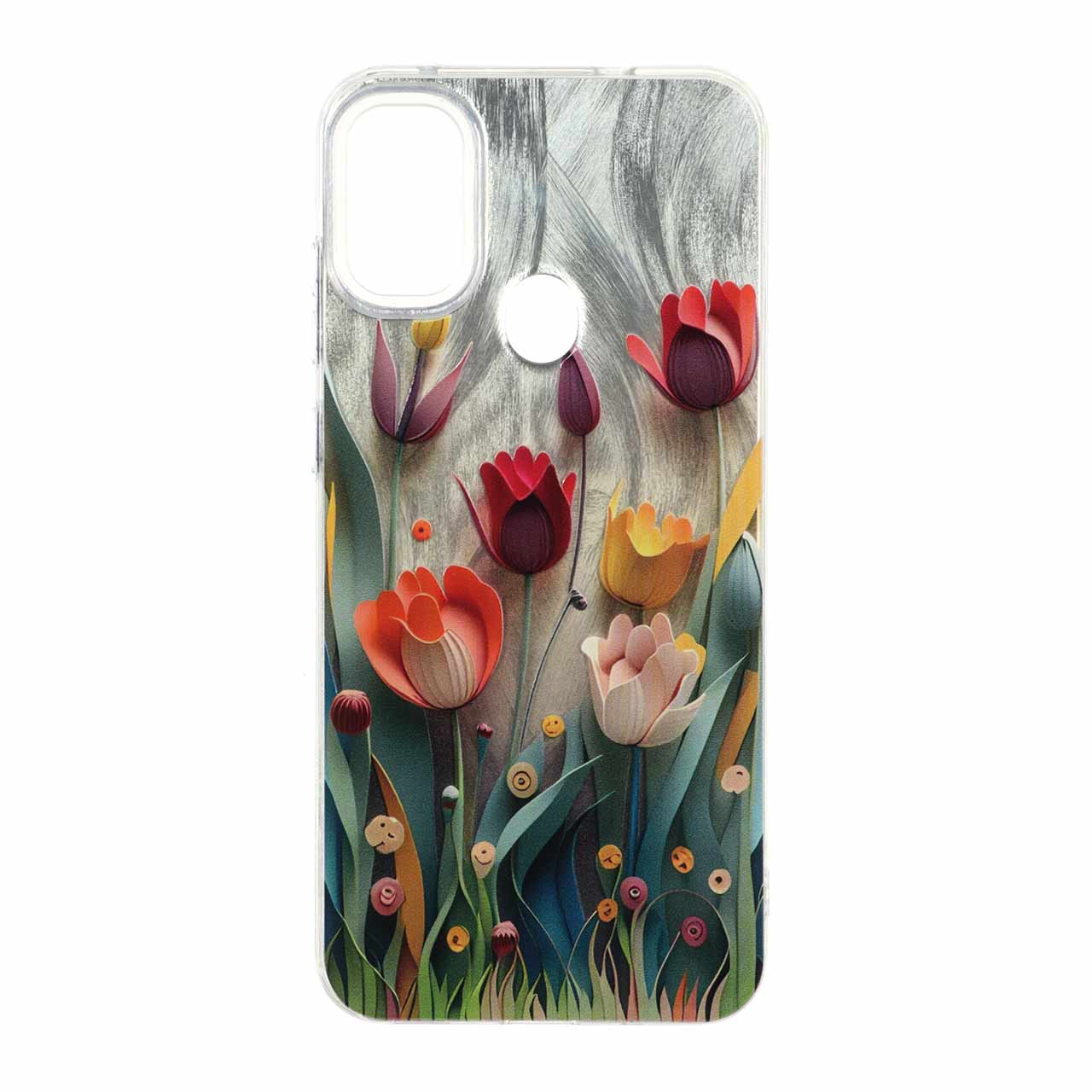 قاب طرح اطلسی Flower دور شفاف مناسب برای سامسونگ گلکسی A11 و M11
