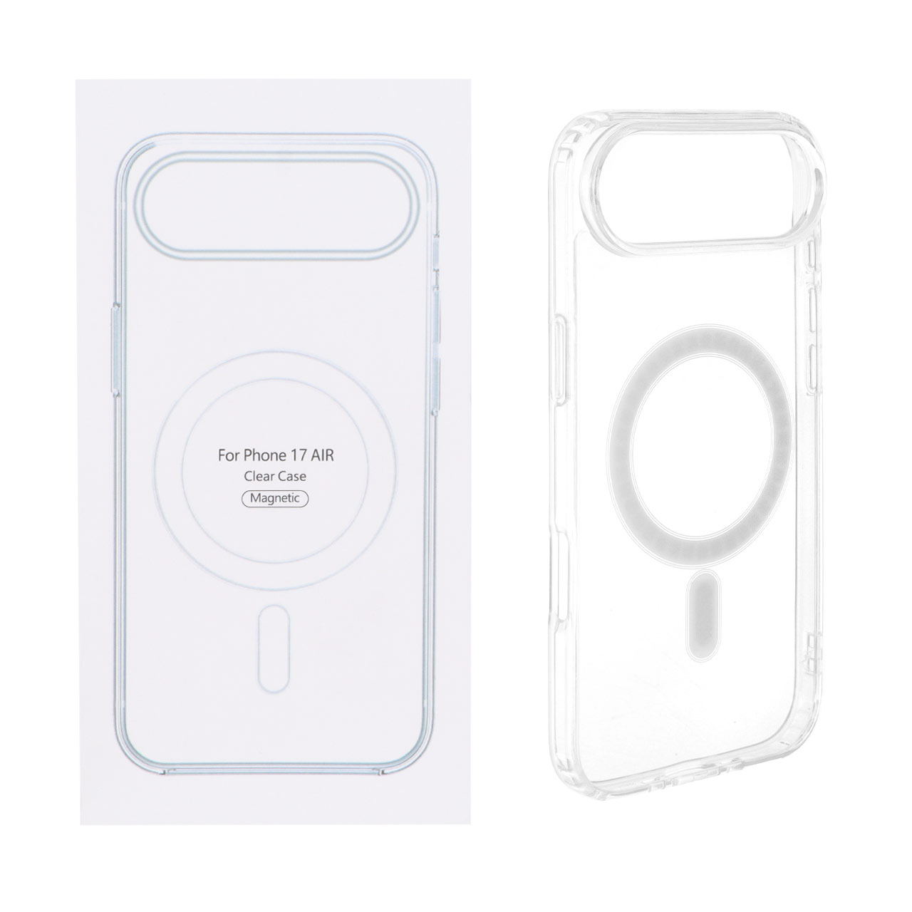 قاب شفاف Apple iPhone 17 Air با قابلیت شارژ MagSafe