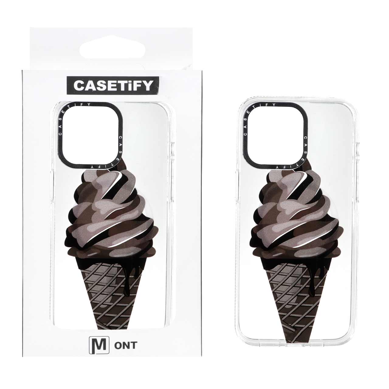 قاب Casetify شفاف Magsafe طرح دار Apple iPhone 15 Pro Max - کد 112