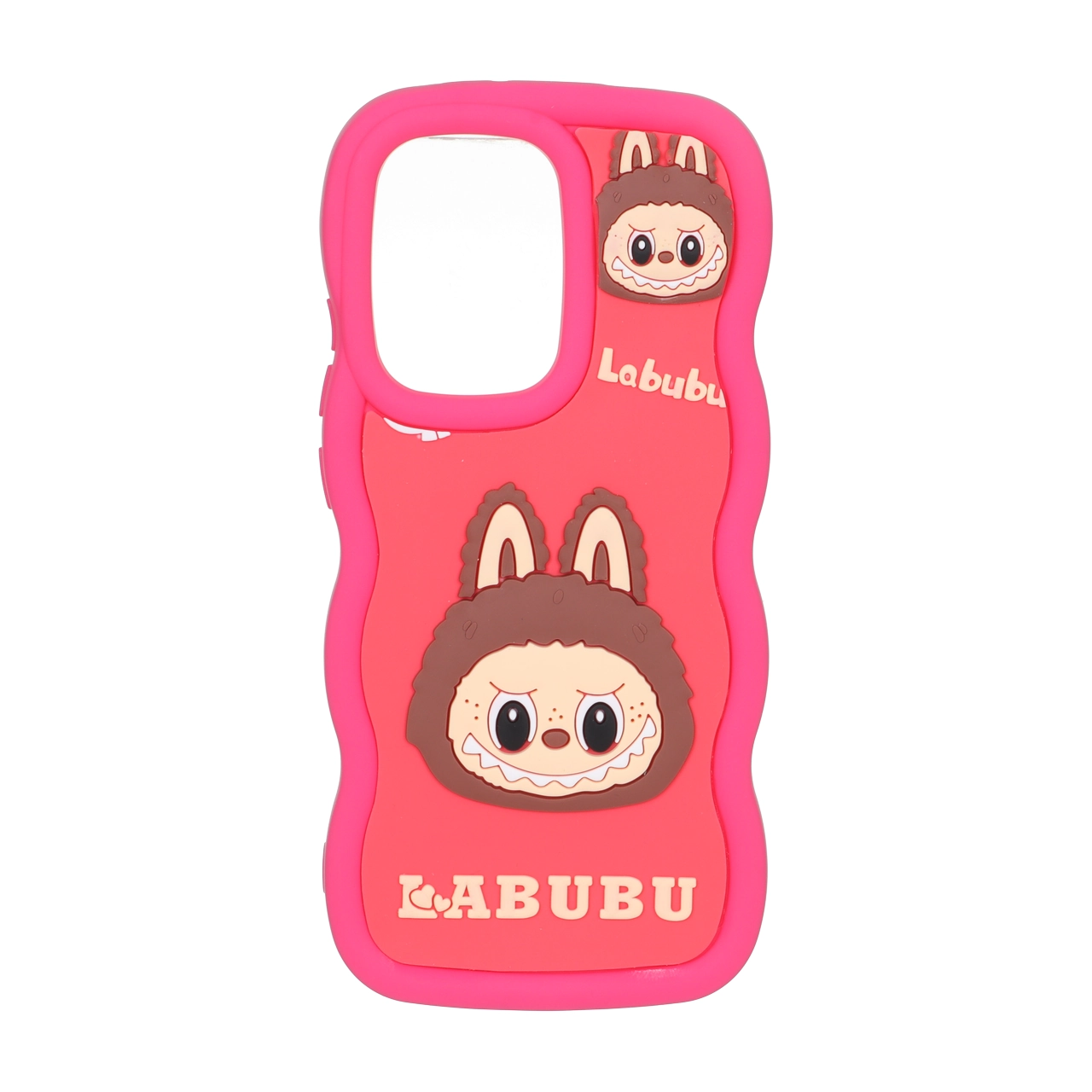 قاب کنگره ای عروسک برجسته Labubu محافظ لنزدار مناسب برای شیائومی پوکو X7 پرو