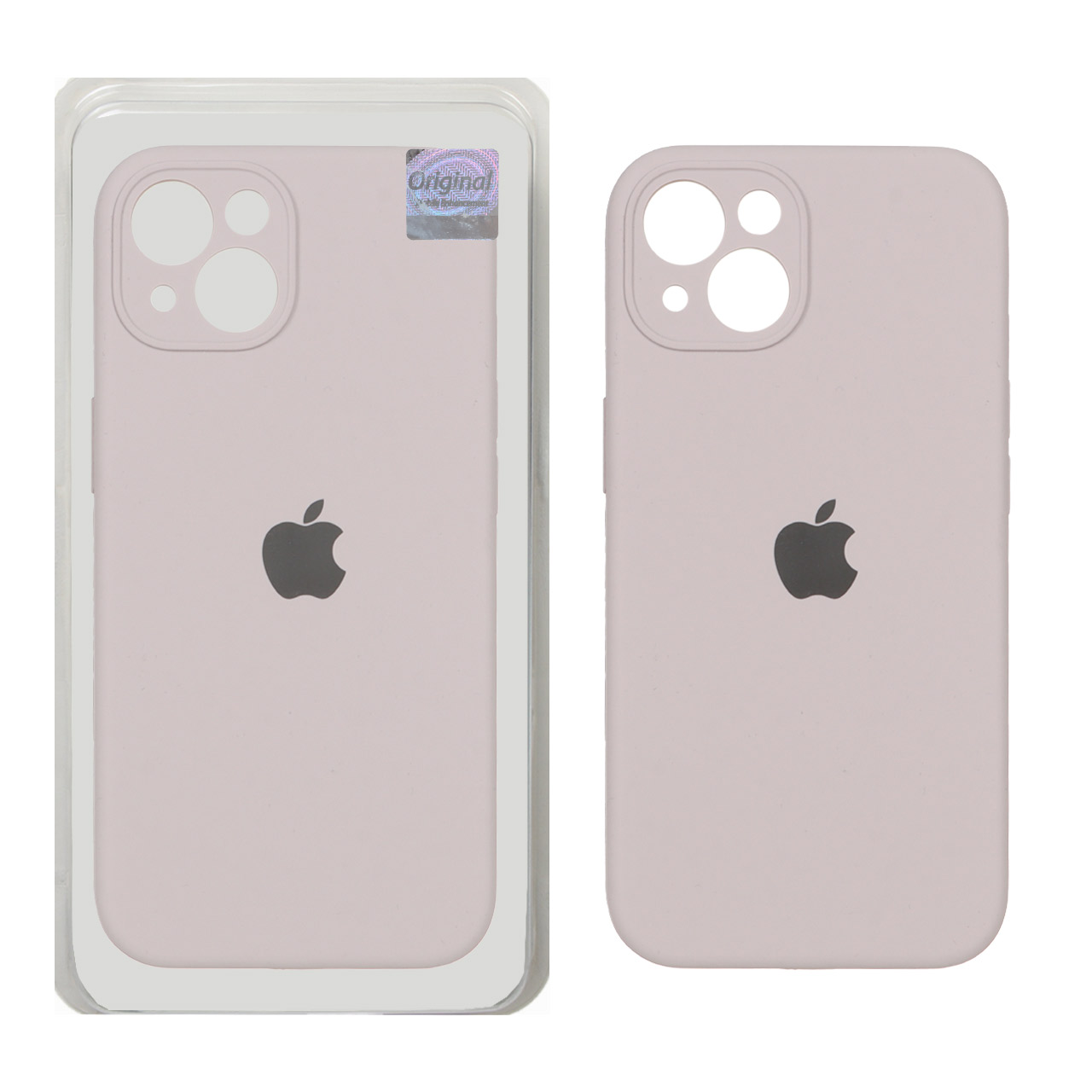 قاب سیلیکونی پاک کنی اورجینال Master Quality مدل Apple iPhone 13 / iPhone 14 - خاکی کد 1 (پک دار)