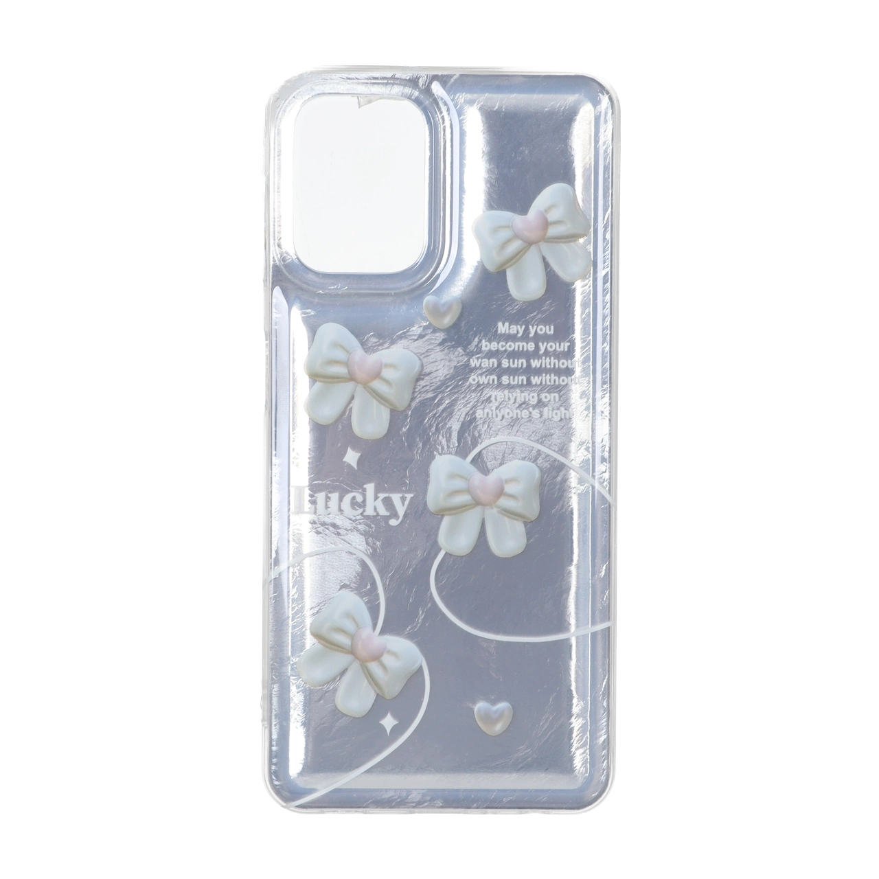 قاب طرح اطلسی ژله ای پاپیونی مناسب برای سامسونگ گلکسی A22 4G و M22 و M32 4G و F22