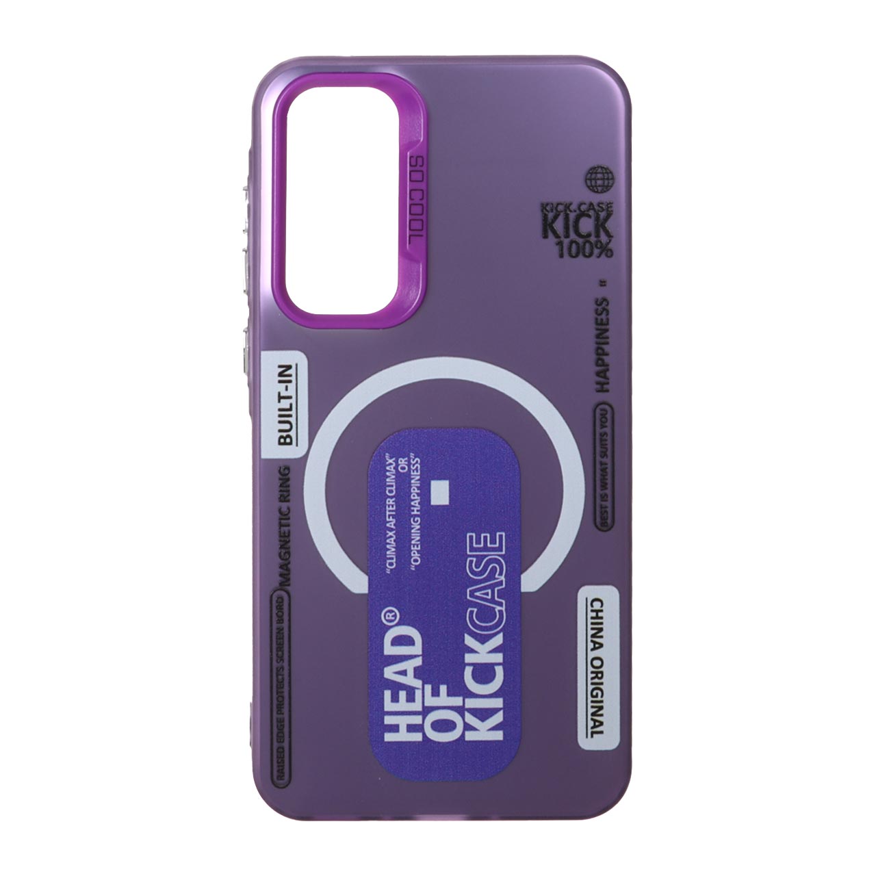 قاب So Cool طرح مگ سیف Kick Case مناسب برای سامسونگ گلکسی A35 و A55 بنفش