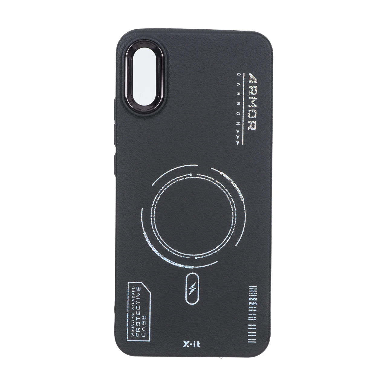 قاب Armor لنز متال Texture طرح مگ سیف مناسب برای شیائومی Redmi 9A / Redmi 9A Sport / Redmi 9AT