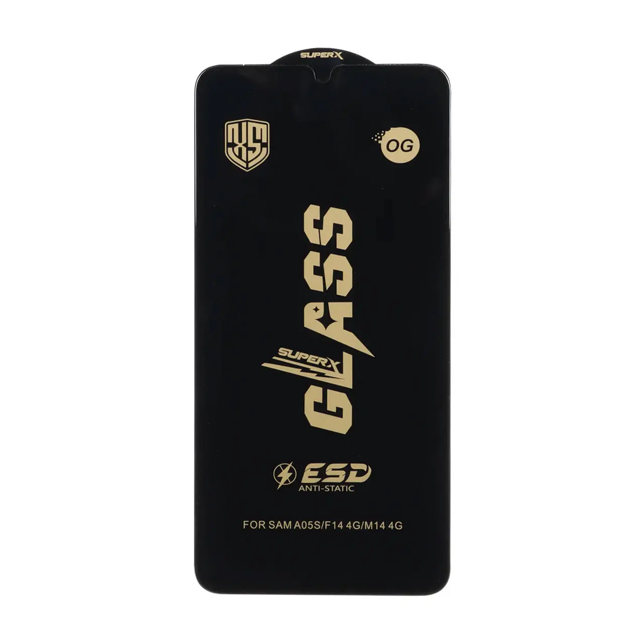محافظ صفحه نمایش شیشه ای درجه یک Full Cover Super X OG - ESD OVOG مدل Samsung Galaxy A07 / A06 / A05s / Realme C51 / Realme C53 / Narzo N53
