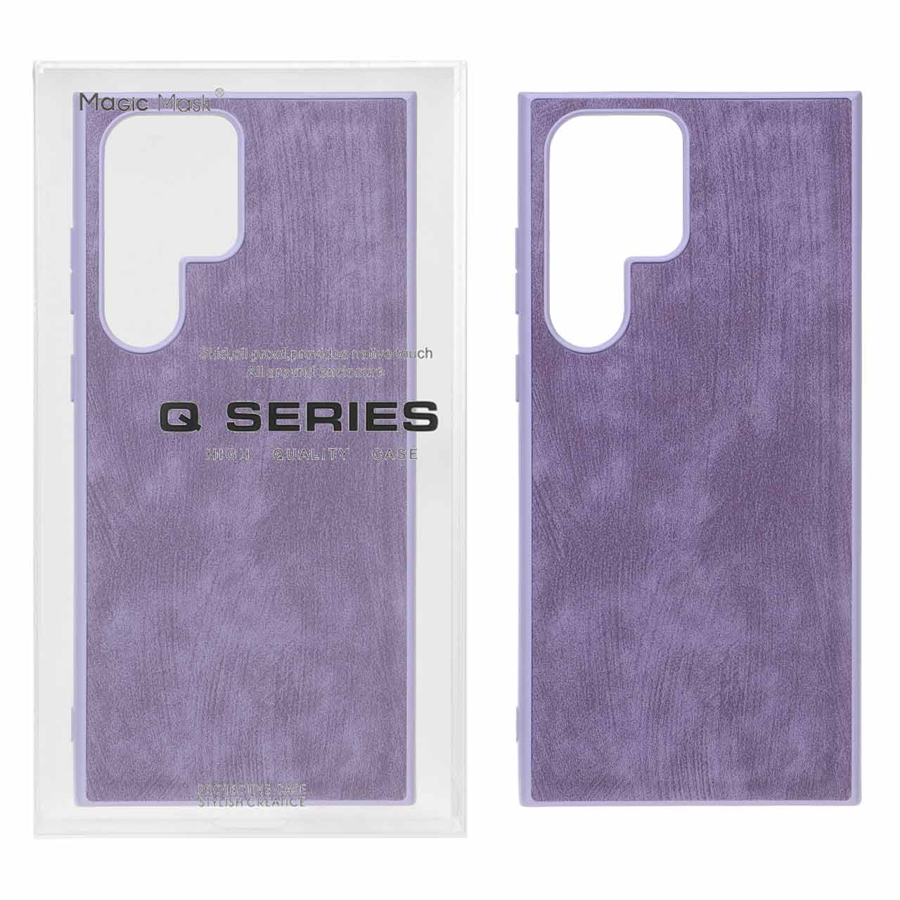 قاب طرح Woven Q Series یاسی مناسب برای سامسونگ گلکسی S23 اولترا