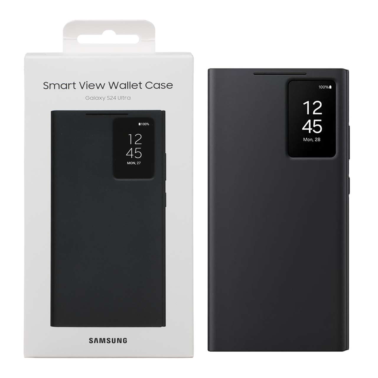 کیف هوشمند Smart View Wallet Case اورجینال سامسونگ مناسب برای گلکسی اس ۲۴ اولترا مشکی