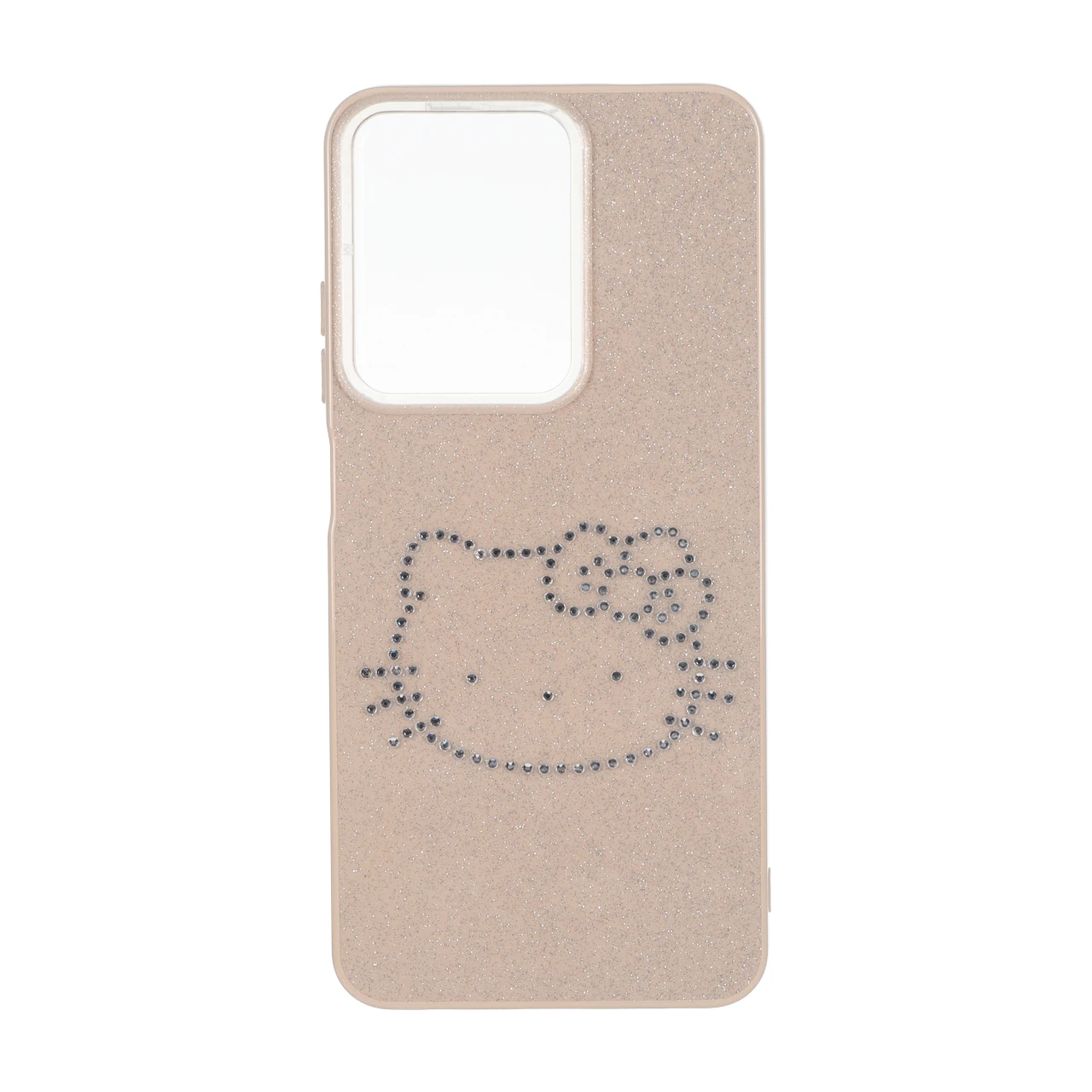 قاب اکلیلی Kitty نگین دار Xiaomi Redmi A5 / Poco C71 - نسکافه ای