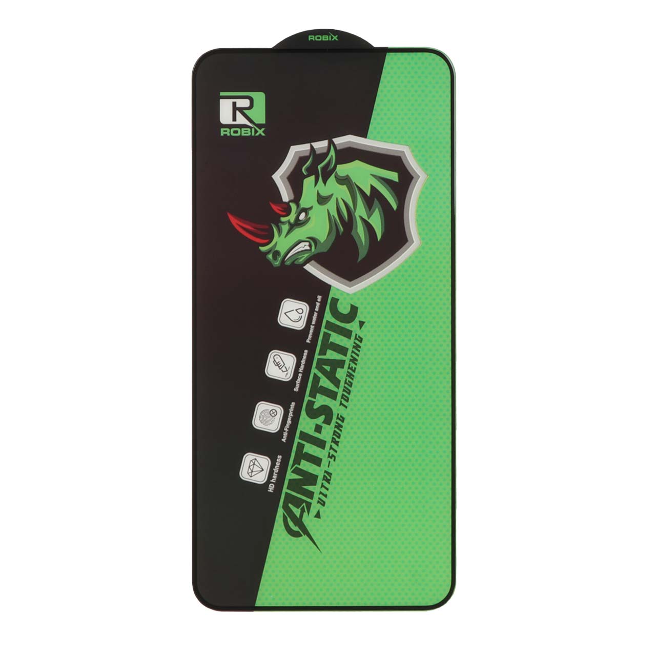 محافظ صفحه نمایش شیشه‌ای فول کاور Robix مدل Anti Static ESD مناسب سامسونگ گلکسی S22 پلاس / S23 پلاس