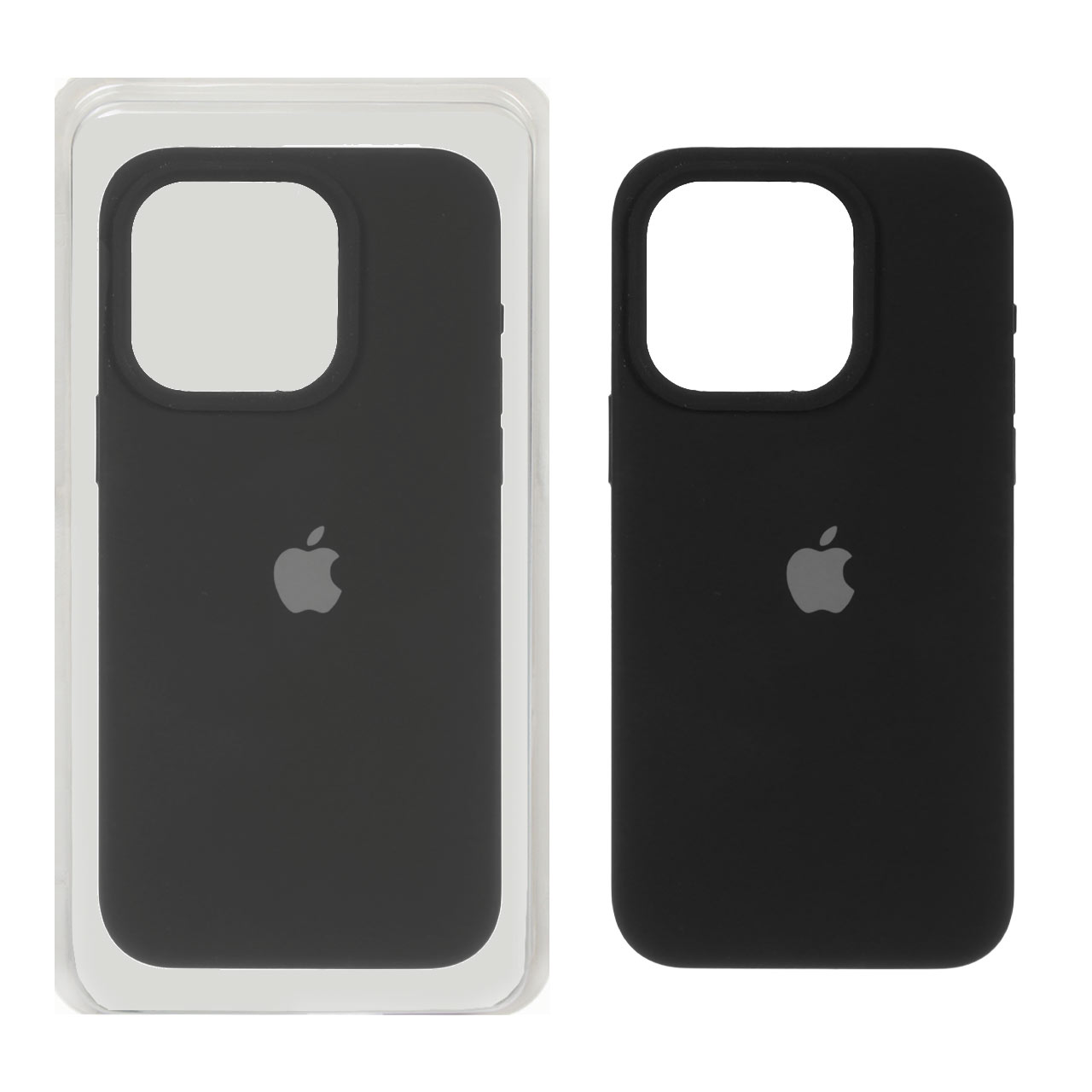 قاب سیلیکونی پاک کنی اورجینال Apple iPhone 15 Pro - مشکی