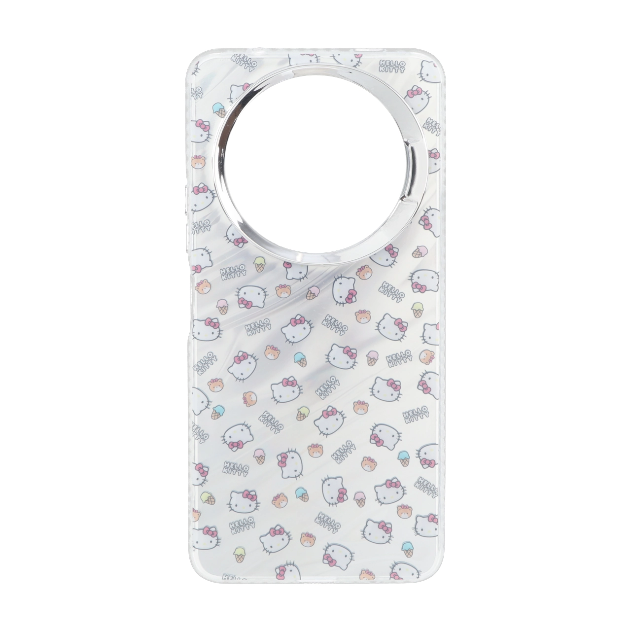 قاب Pucker هفت رنگ دور ژله ای مات لنز کروم Xiaomi Redmi A3 / A3x / Poco C61 - طرح 243