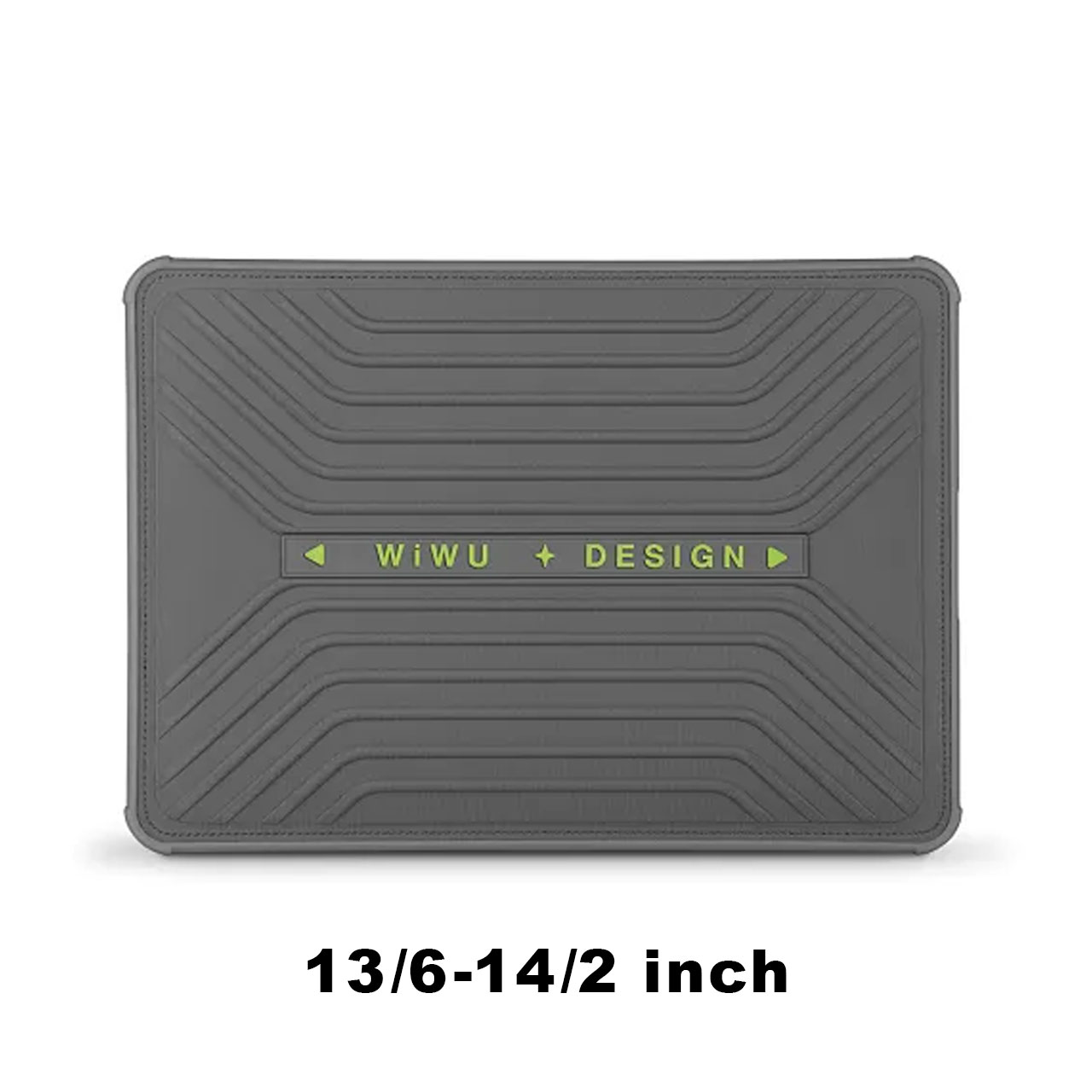 کاور مک بوک 13.6/14.2 اینچی Wiwu مدل Nder Sleeve Pro - خاکستری