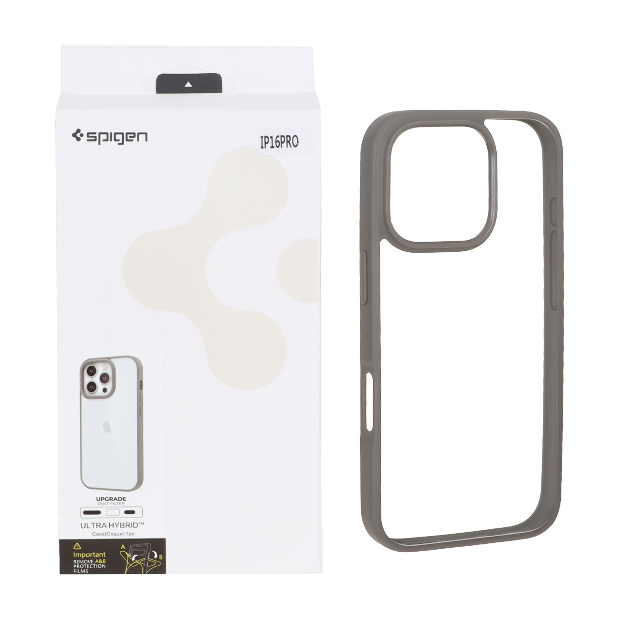 قاب اورجینال Spigen Ultra Hybrid با توری اسپیکر فلزی مناسب برای آیفون 16 پرو
