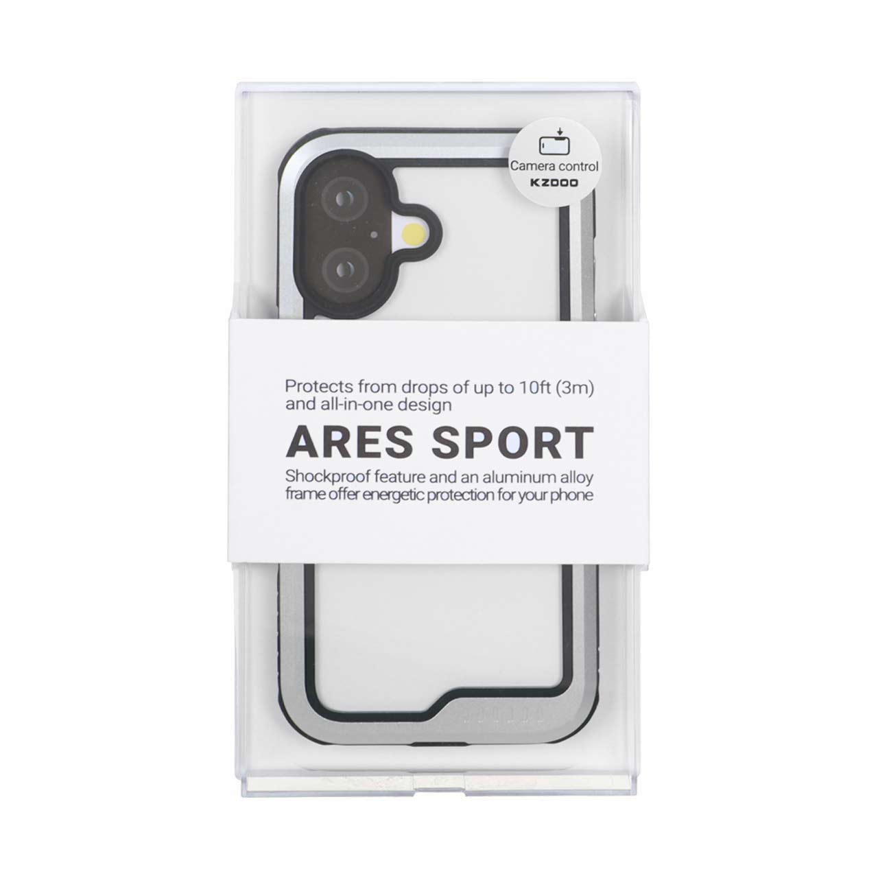 قاب Original KDoo ARES Sport نقره ای مناسب برای آیفون 16