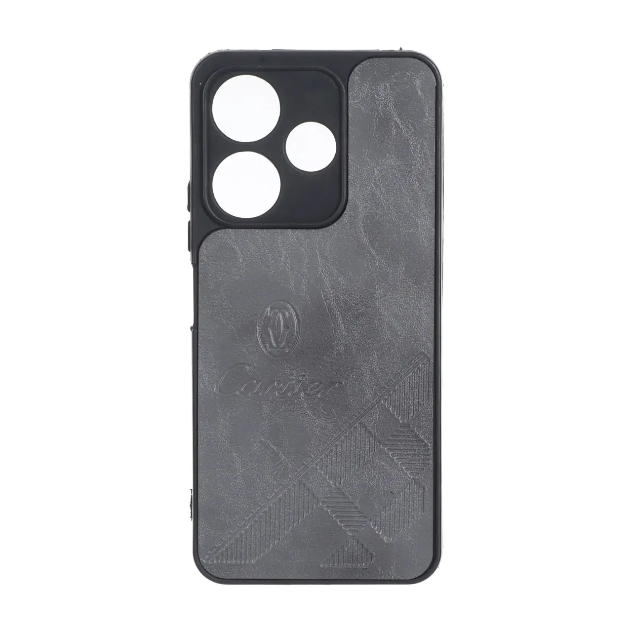 قاب طرح چرم Cartier محافظ لنزدار مناسب برای شیائومی Redmi 13X / Redmi 13 4G / Poco M6 4G