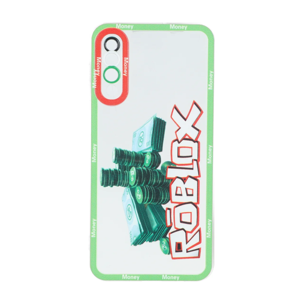 قاب طرح Roblox پول ژله‌ای دور رنگی مناسب برای سامسونگ گلکسی A50 و A50s و A30s