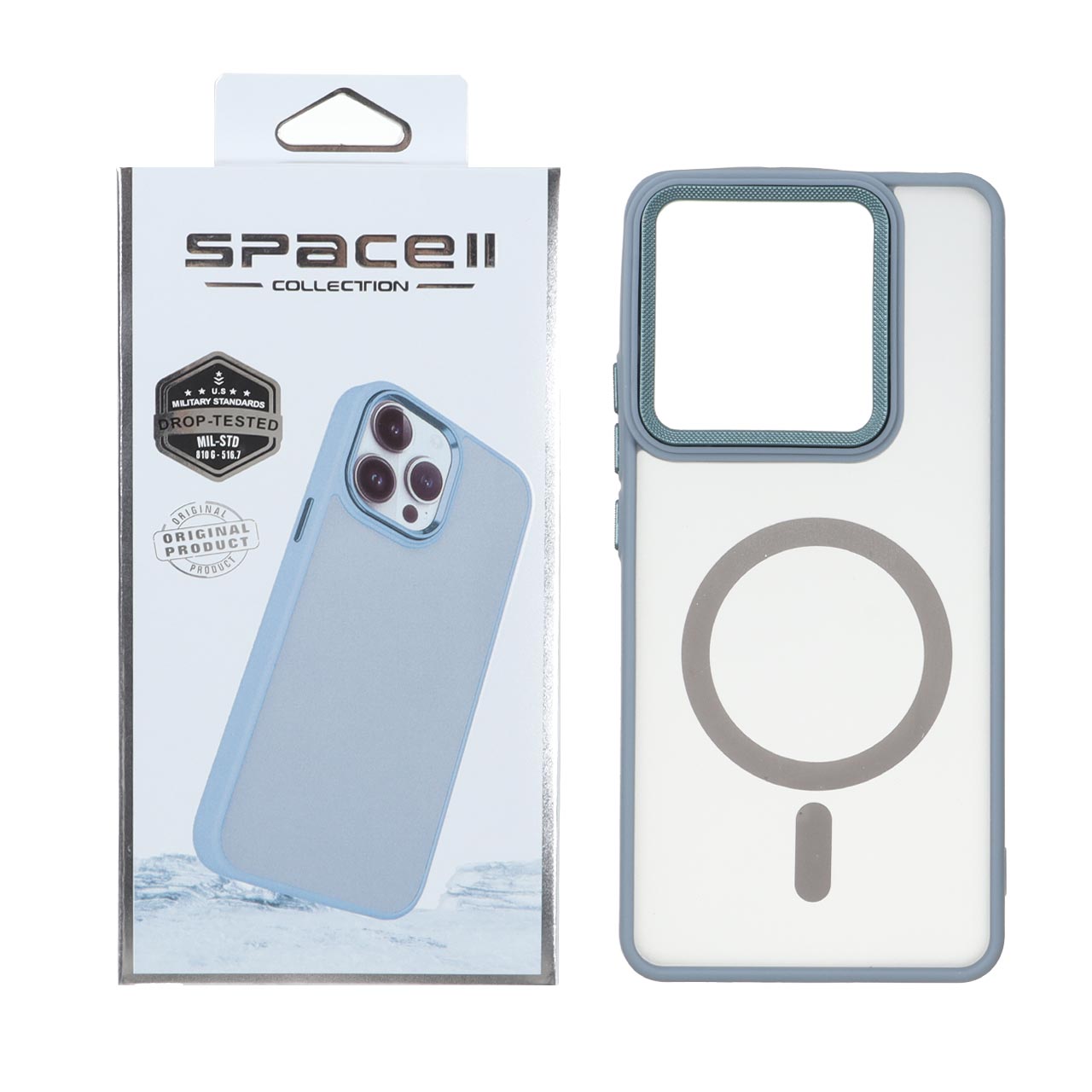 قاب Space مات لنز کربن طرح مگ سیف فیلی مناسب برای شیائومی ردمی نوت 14 4G