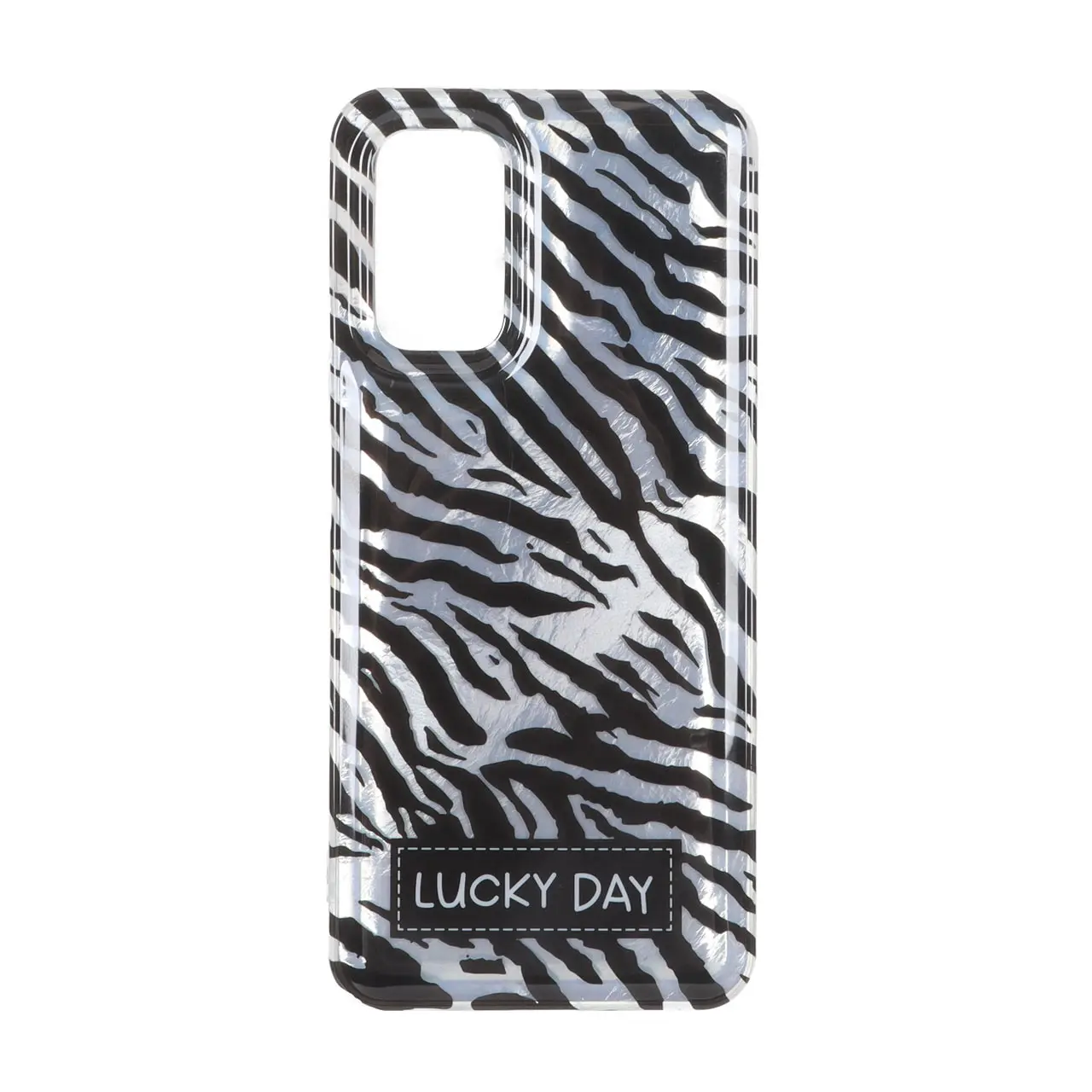 قاب طرح گورخری Lucky Day دور ژله‌ای مناسب برای شیائومی پوکو M3 و ردمی 9T 4G