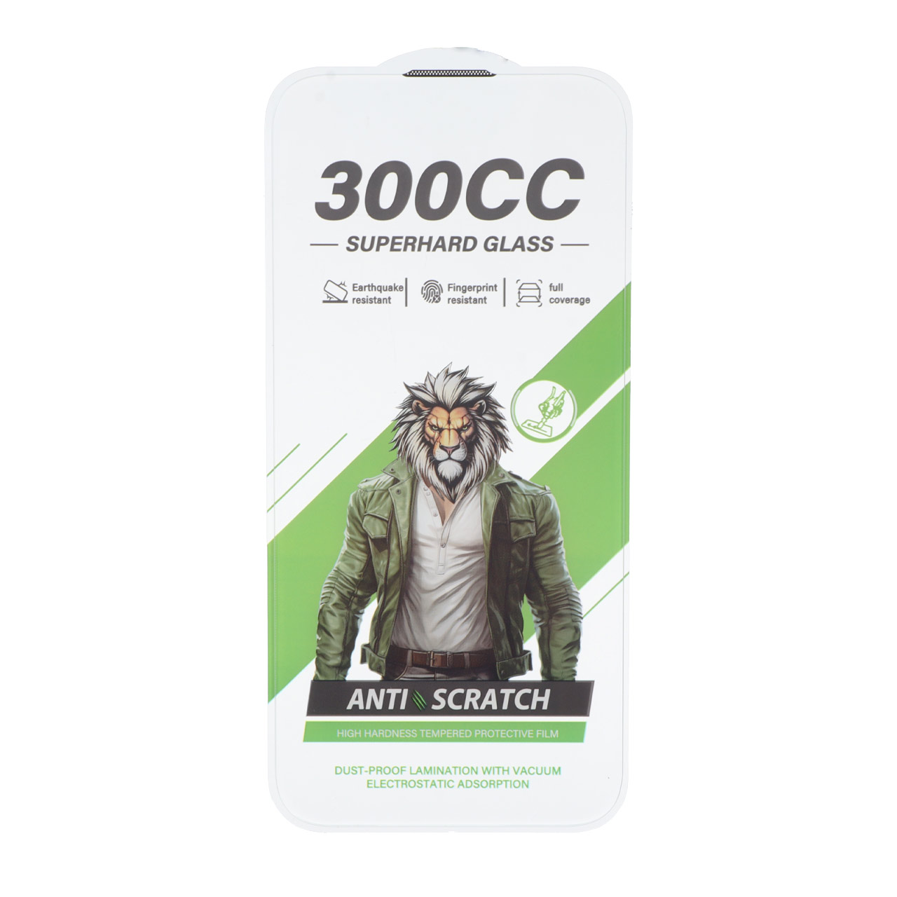 محافظ صفحه نمایش شیشه ای بدون حاشیه SuperHard 300CC مدل Apple iPhone 15 Pro Max