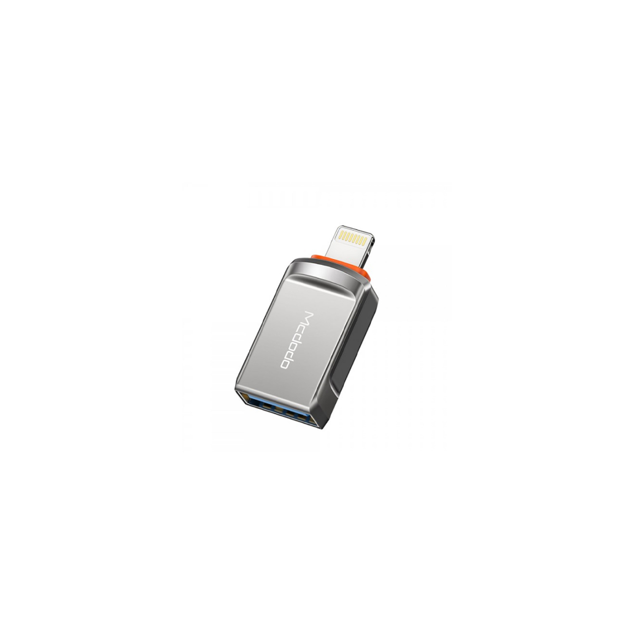 تبدیل Mcdodo OTG USB3.0 به لایتنینگ مدل OT-8600 خاکستری