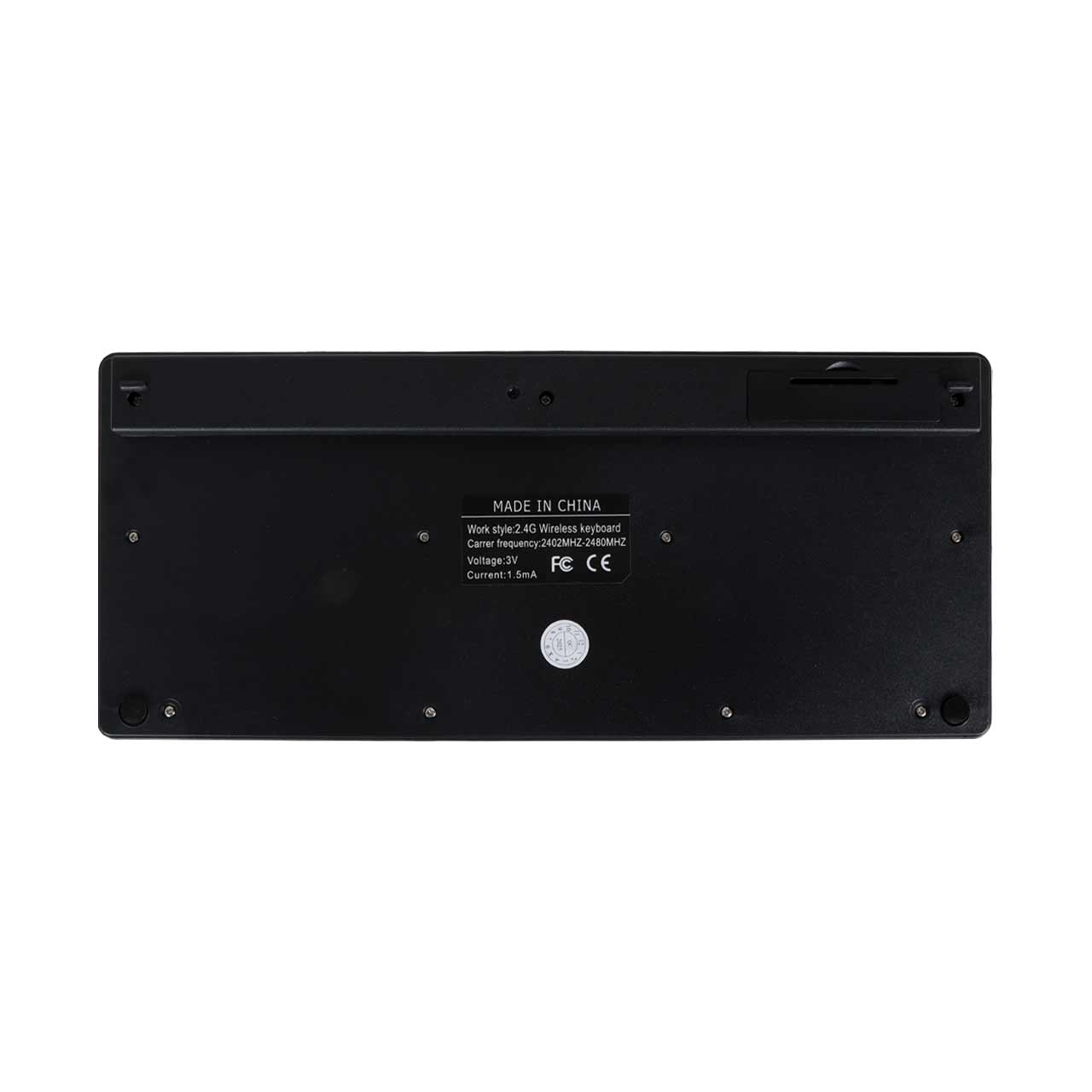 ست ماوس و کیبورد بی سیم Nitu NKB05 مشکی با اتصال دانگل USB