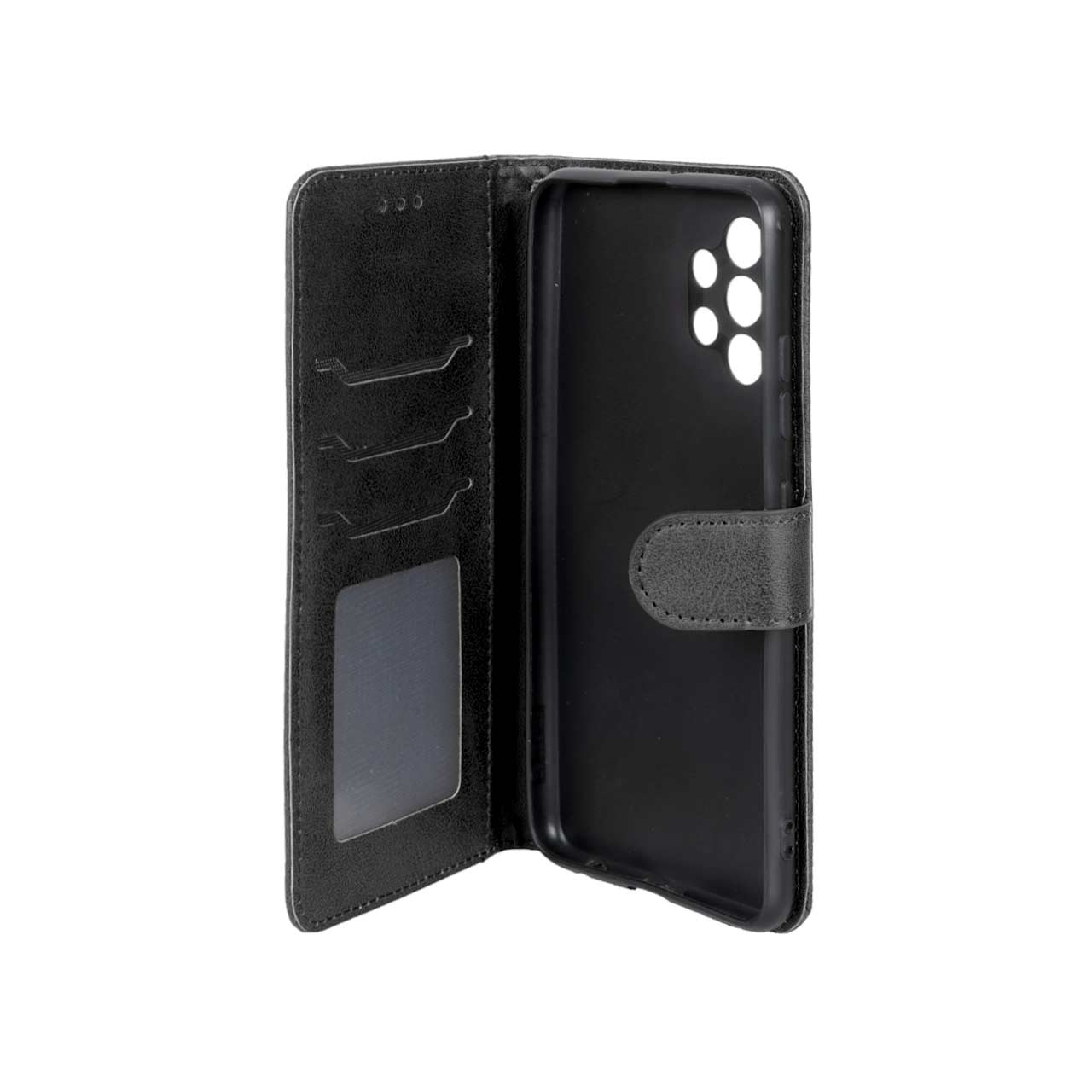 کیف چرمی مگنتی و کارتی مناسب برای سامسونگ گلکسی A32 4G - مشکی