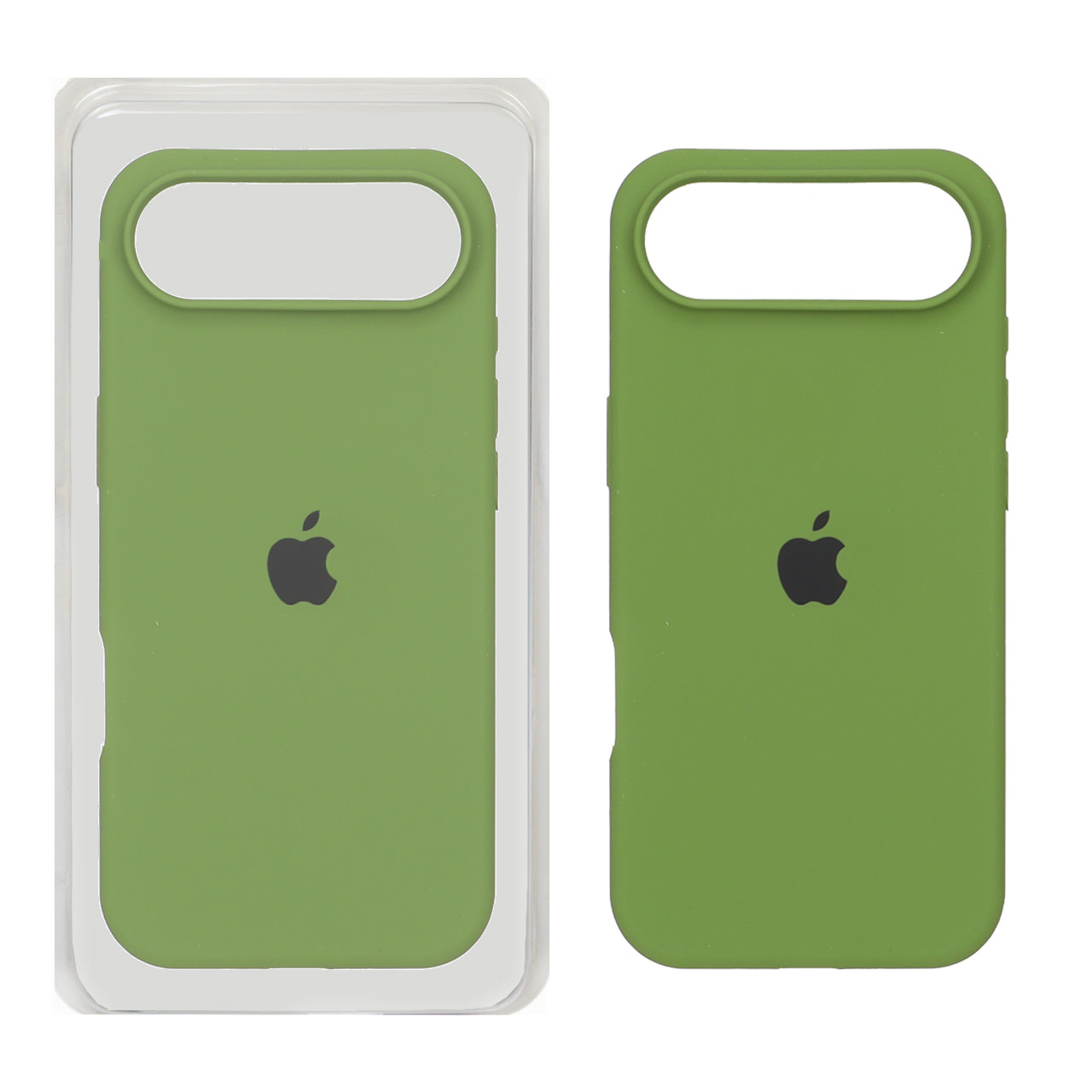 قاب سیلیکونی پاک کنی اورجینال Apple iPhone 17 Air - سبز