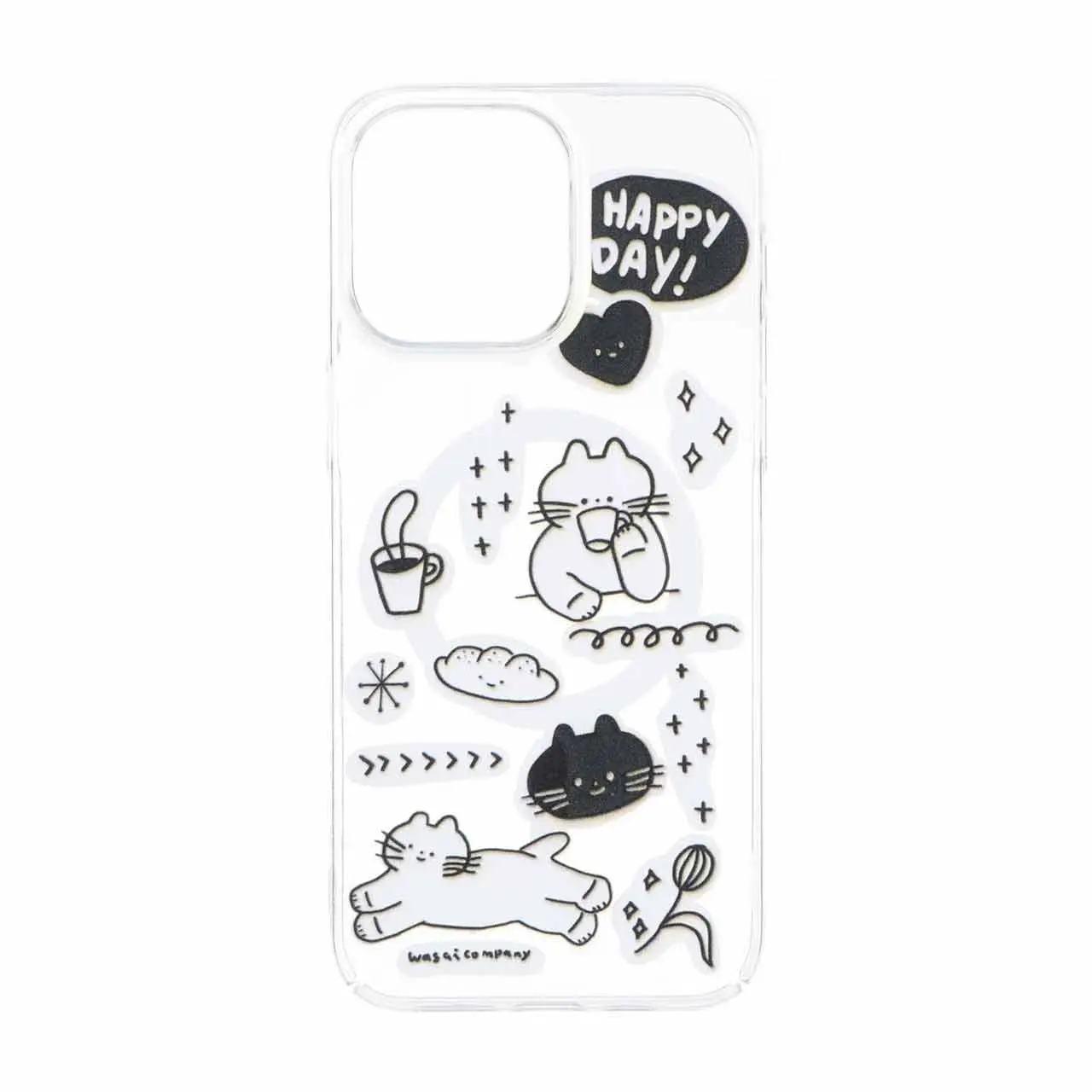 قاب Cute کریستالی طرح مگ سیف Apple iPhone 15 Pro Max - کد 693