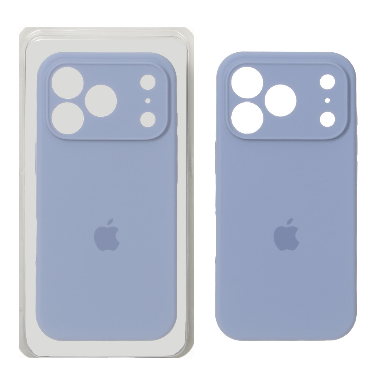 قاب سیلیکونی محافظ لنزدار اورجینال Apple iPhone 17 Pro - رنگ فیلی