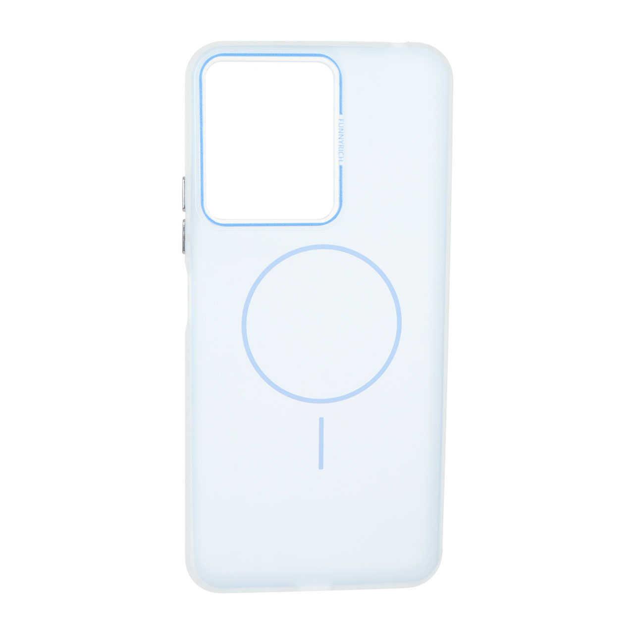 قاب مات Funnyrich طرح مگ سیف دور مات Xiaomi Redmi 13C / Poco C65 - آبی
