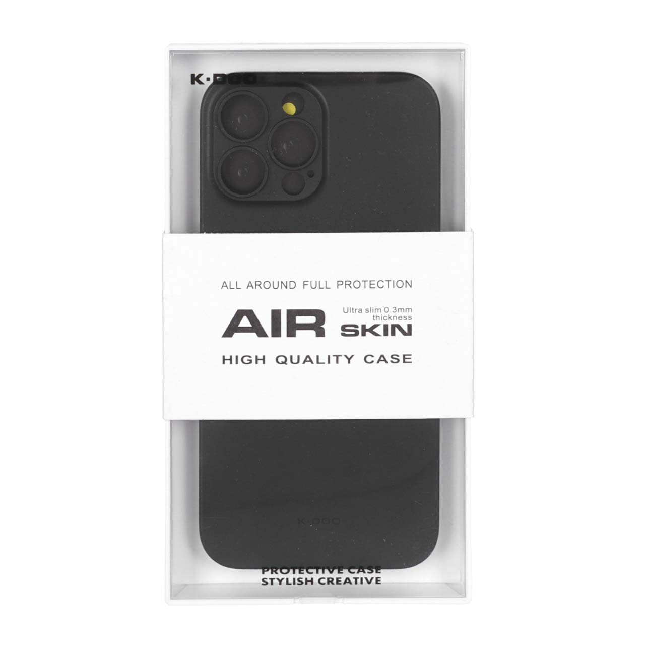 قاب KDoo Air Skin مشکی مناسب برای آیفون ۱۳ پرو مکس