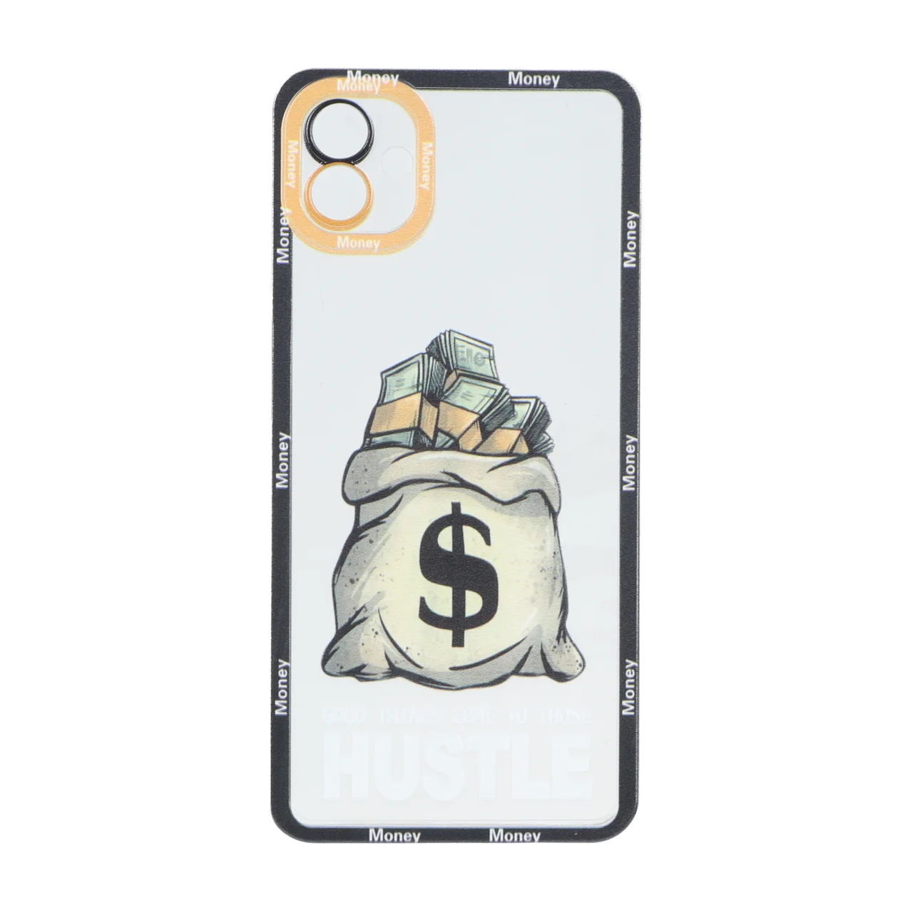 قاب ژله ای طرح دار دور رنگی طرح Money مناسب برای سامسونگ گلکسی A04 و M13 5G