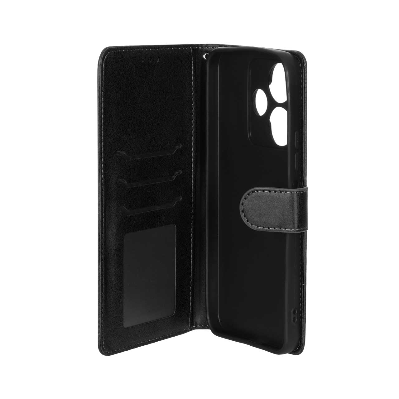 کیف چرمی مگنتی MNC مشکی مناسب برای شیائومی Redmi 13X / Redmi 13 4G / Poco M6 4G