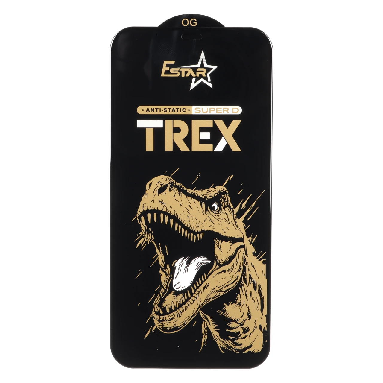 محافظ صفحه نمایش شیشه‌ای فول کاور OG Anti Static TREX مناسب برای آیفون 12 و آیفون 12 پرو