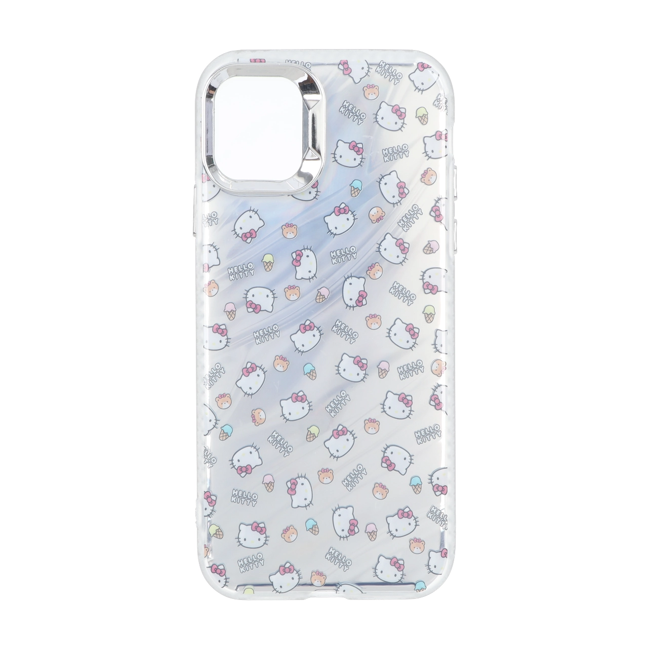 قاب Pucker هفت رنگ دور ژله ای مات لنز کروم Apple iPhone 11 - طرح 331