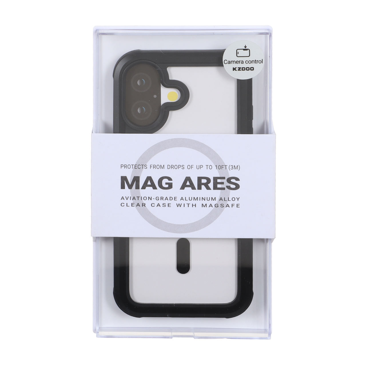 قاب Original KZDoo MAG Ares مدل Apple iPhone 17 - مشکی
