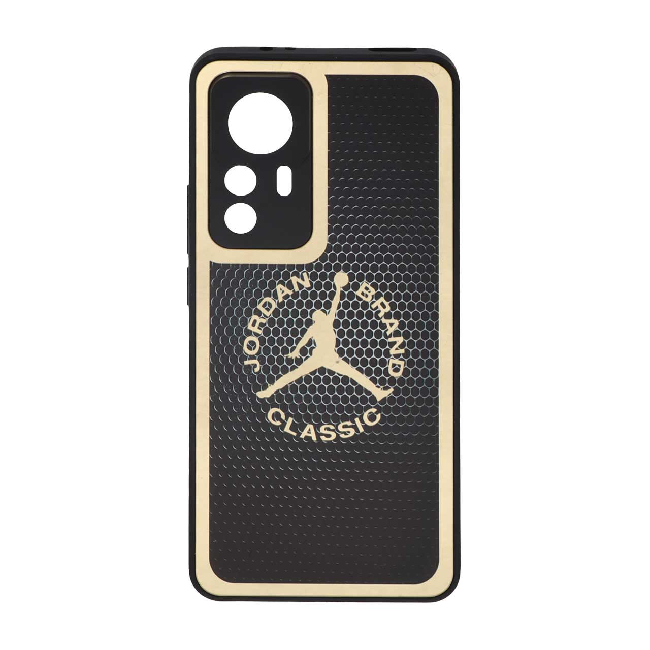 قاب طرح Jordan Brand Classic دور طلایی مناسب برای شیائومی می 12 تی و می 12 تی پرو