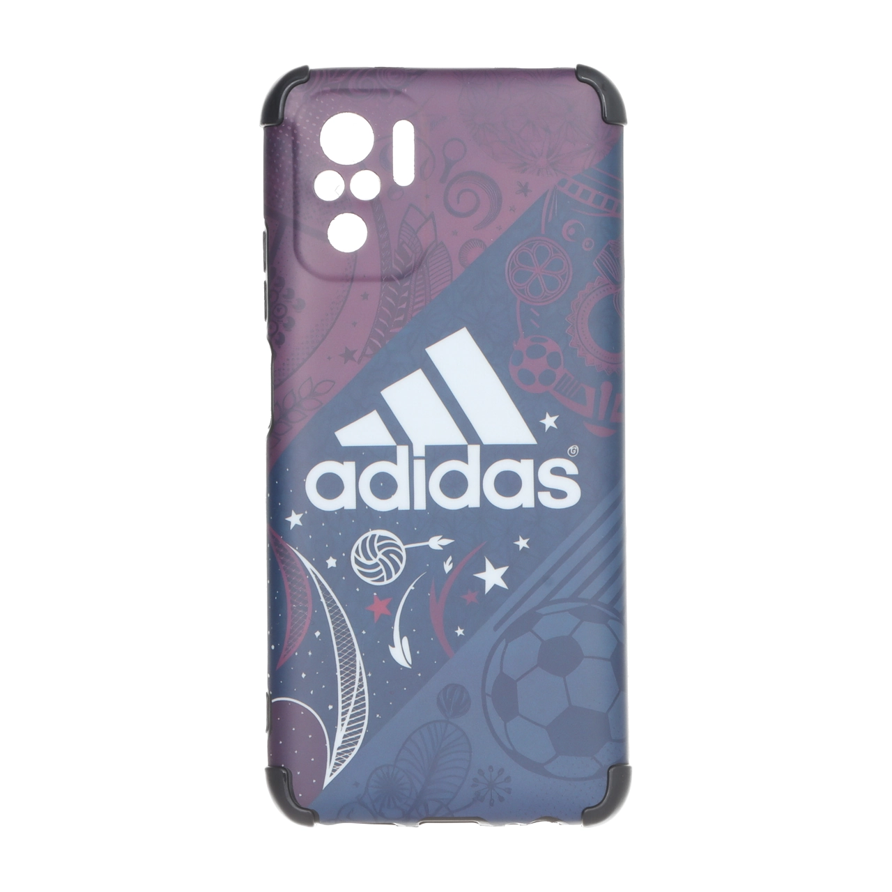 قاب طرح Adidas ورزشی بامپردار مناسب برای شیائومی ردمی نوت ۱۰ 4G، ردمی نوت ۱۰ اس و پوکو M5S